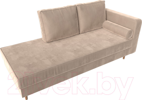 Изображение товара Тахта Лига Диванов Прайм правый / 100873 (велюр бежевый)