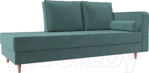 Изображение товара Тахта Лига Диванов Прайм правый / 100874 (велюр бирюзовый)