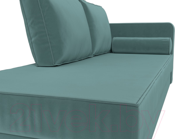 Изображение товара Тахта Лига Диванов Прайм правый / 100874 (велюр бирюзовый)