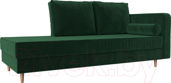 Изображение товара Тахта Лига Диванов Прайм правый / 100875 (велюр зеленый)