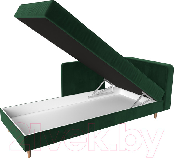 Изображение товара Тахта Лига Диванов Прайм правый / 100875 (велюр зеленый)