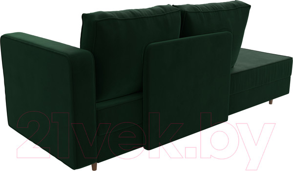 Изображение товара Тахта Лига Диванов Прайм правый / 100875 (велюр зеленый)