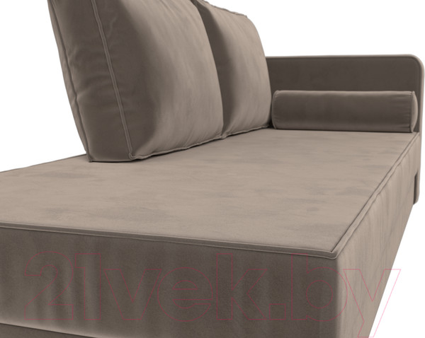 Изображение товара Тахта Лига Диванов Прайм правый / 100876 (велюр коричневый)