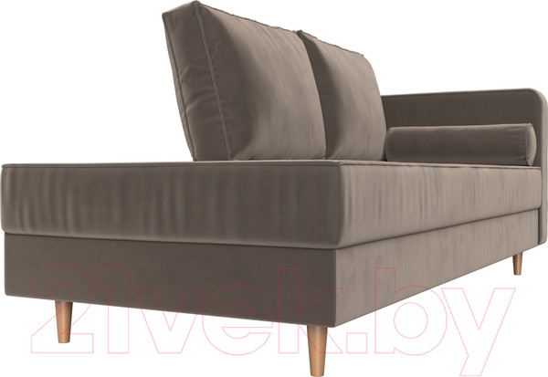 Изображение товара Тахта Лига Диванов Прайм правый / 100876 (велюр коричневый)