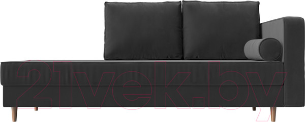 Изображение товара Тахта Лига Диванов Прайм правый / 100877 (велюр серый)