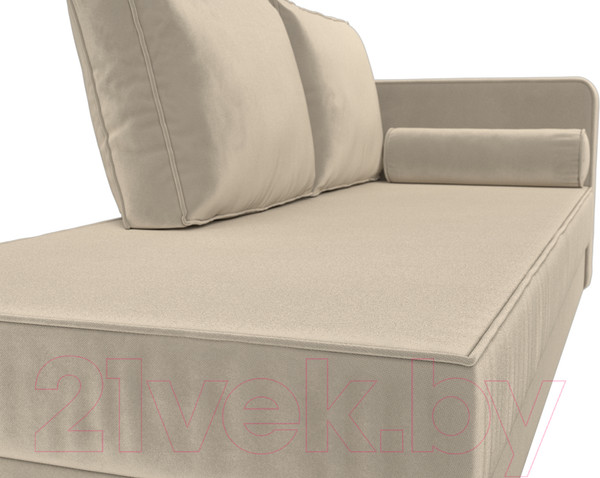 Изображение товара Тахта Лига Диванов Прайм правый / 100880 (микровельвет бежевый)