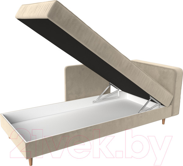 Изображение товара Тахта Лига Диванов Прайм правый / 100880 (микровельвет бежевый)