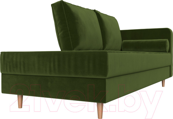Изображение товара Тахта Лига Диванов Прайм правый / 100881 (микровельвет зеленый)