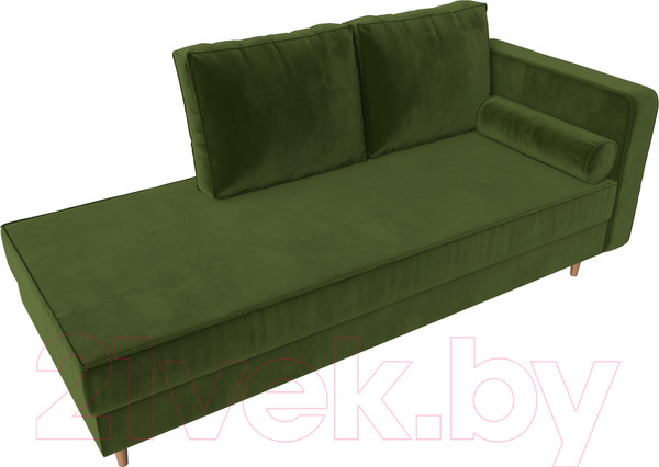 Изображение товара Тахта Лига Диванов Прайм правый / 100881 (микровельвет зеленый)