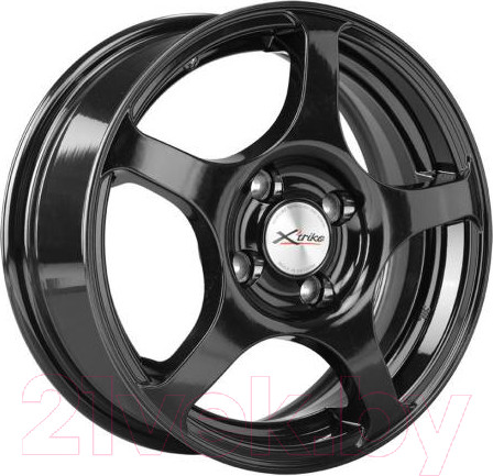 Изображение товара Литой диск X'trike X-118 15x6" 4x114.3мм DIA 67.1мм ET 44мм BK