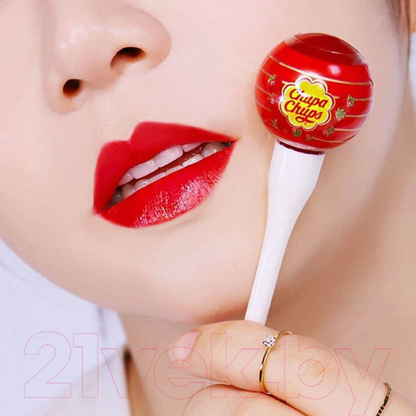 Изображение товара Тинт для губ Chupa Chups Клубника жидкий со стойким пигментом (7г)