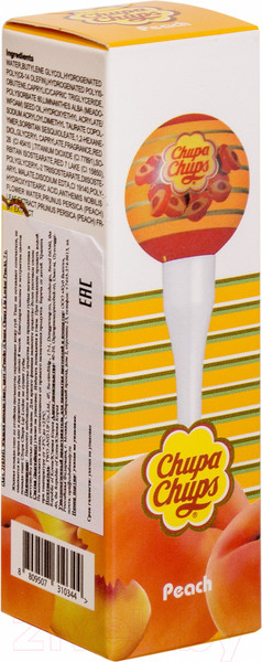 Изображение товара Тинт для губ Chupa Chups Персик со стойким пигментом (7г)