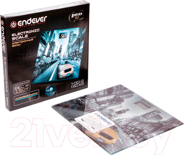 Изображение товара Напольные весы электронные Endever Aurora 557