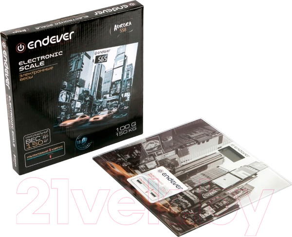 Изображение товара Напольные весы электронные Endever Aurora 558