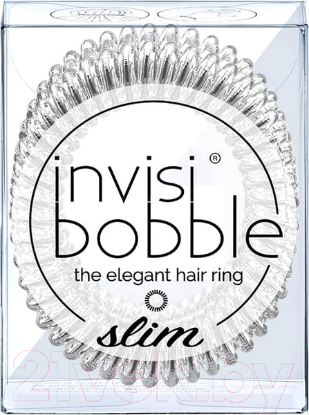Изображение товара Набор резинок для волос Invisibobble Slim Chrome Sweet Chrome