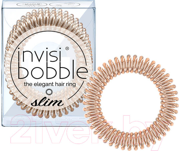 Изображение товара Набор резинок для волос Invisibobble Slim Bronze Me Pretty