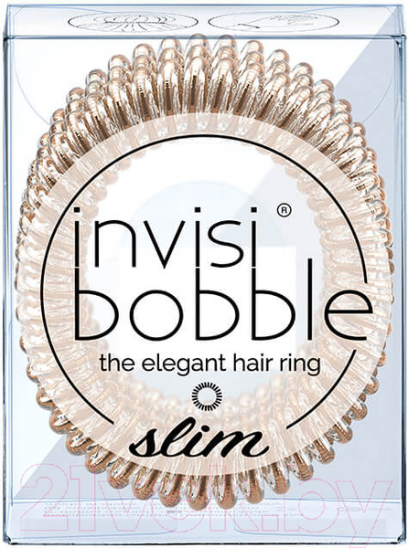 Изображение товара Набор резинок для волос Invisibobble Slim Bronze Me Pretty