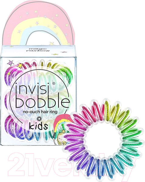 Изображение товара Набор резинок для волос Invisibobble Kids Magic Rainbow