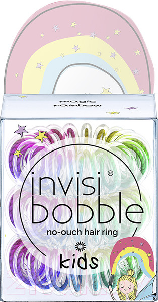 Изображение товара Набор резинок для волос Invisibobble Kids Magic Rainbow