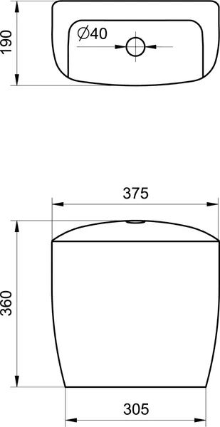 Изображение товара Унитаз напольный Santek Паллада 1WH302376