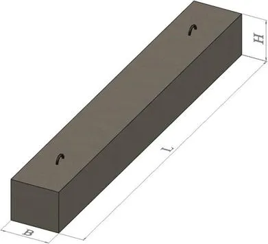 Изображение товара Перемычка железобетонная БЦК 1550х120х90мм