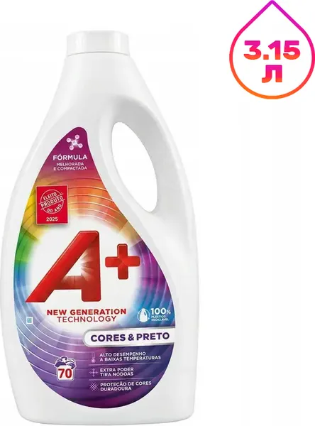 Изображение товара Гель для стирки A+ Color Для цветного белья (3.15л)