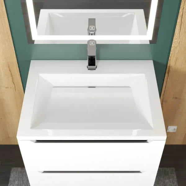 Изображение товара Умывальник Uperwood Infinity 60 (белый глянцевый)