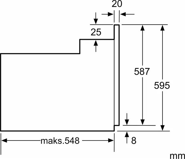 Изображение товара Электрический духовой шкаф Bosch HBF134EB2