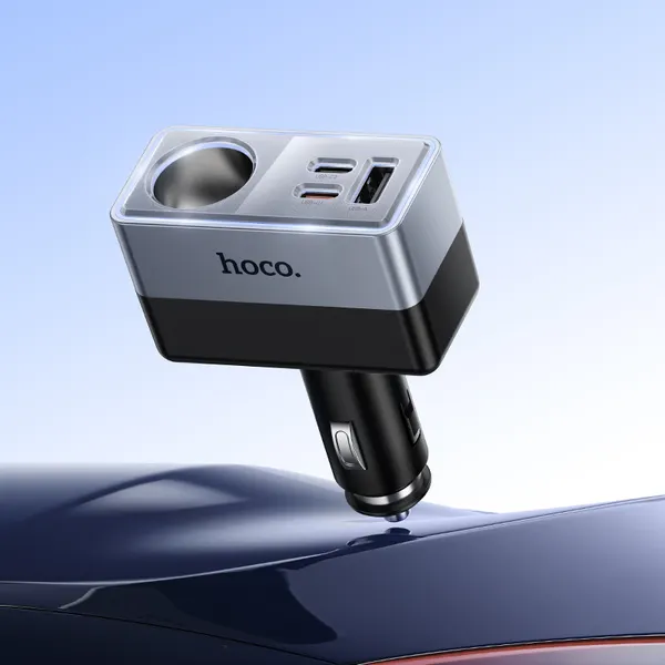 Изображение товара Автомобильное зарядное устройство Hoco Z65A Smart (черный)