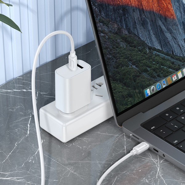 Изображение товара Кабель Hoco X115 Surpass 240W USB-C to USB-C (белый)