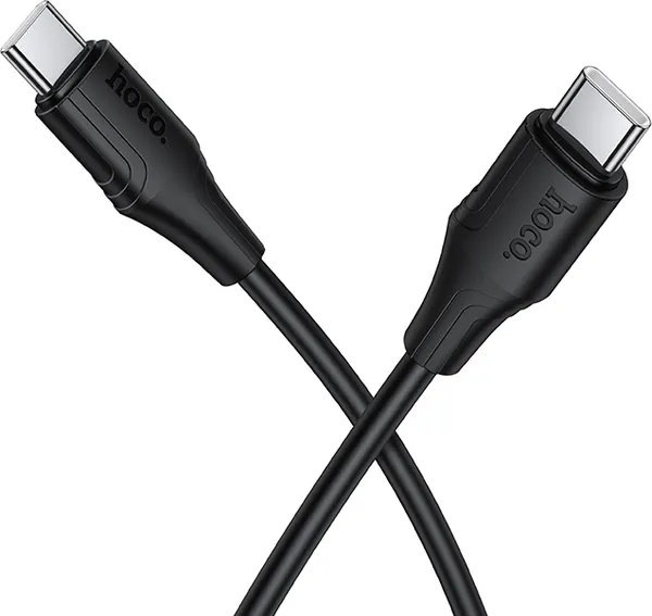 Изображение товара Кабель Hoco X124 Bien 60W USB-C to USB-C (черный)