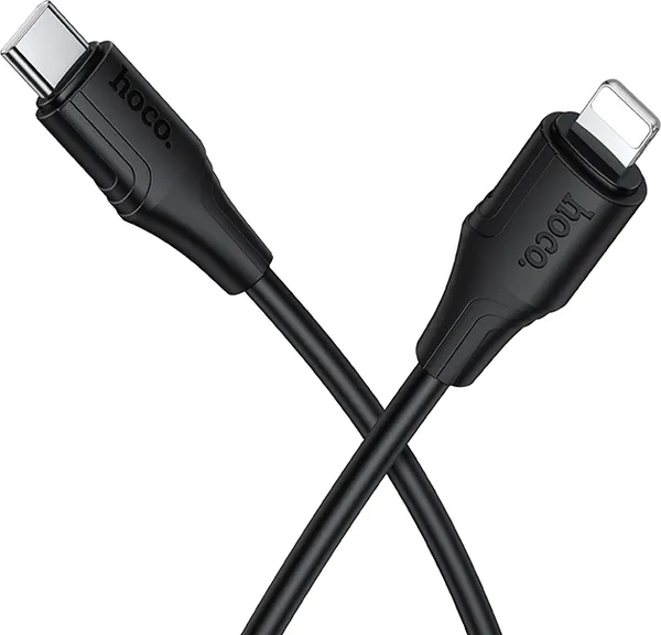Изображение товара Кабель Hoco X124 Bien PD27W Lightning (черный)
