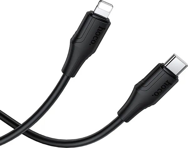 Изображение товара Кабель Hoco X124 Bien PD27W Lightning (черный)