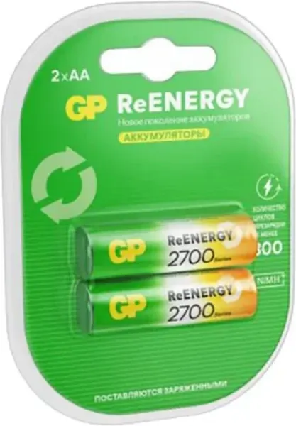 Изображение товара Комплект аккумуляторов GP Batteries GP270AAHCRGY-2CRCB2 (2шт)