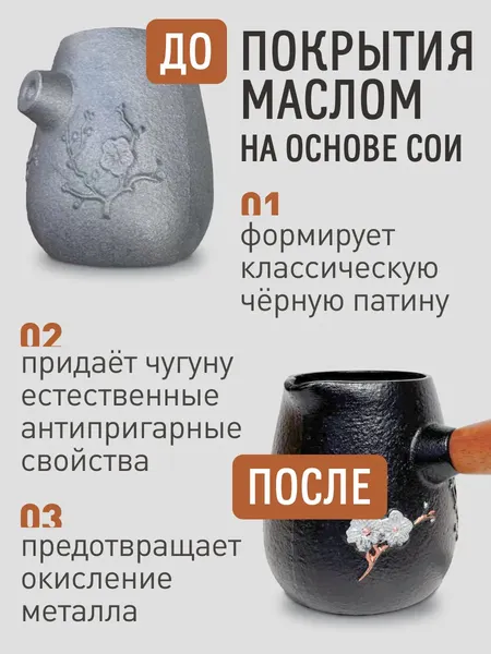 Изображение товара Турка для кофе Модифай T2CK4205F (550мл, черный)