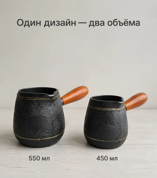 Изображение товара Турка для кофе Модифай T2CK4205zs (450мл, черный)