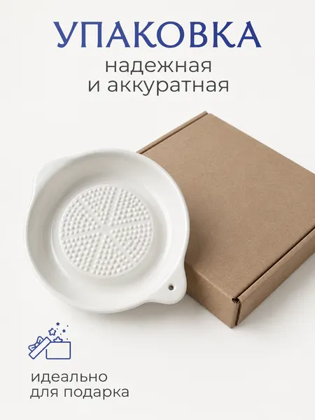 Изображение товара Тарелка-терка Модифай T3H52PL02 (белый)