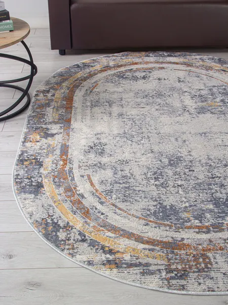 Изображение товара Ковер Merinos Zumma F258-OVAL-ORANGE (2x4)