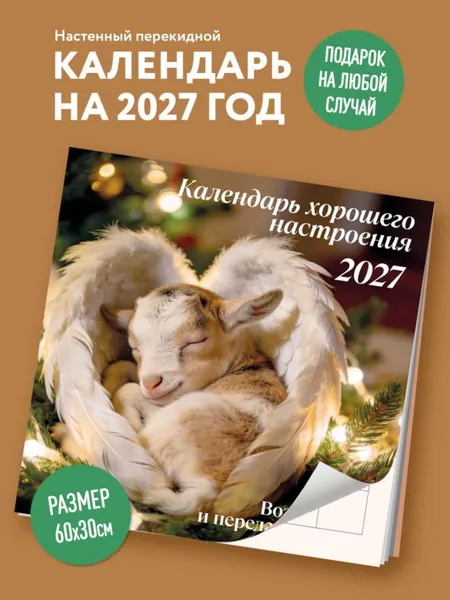 Изображение товара Календарь настенный Эксмо Календарь хорошего настроения. 2027 год (9785042407871)