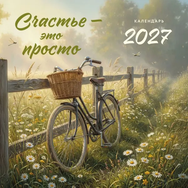 Изображение товара Календарь настенный Эксмо Счастье - это просто. 2027 год (9785042392771)