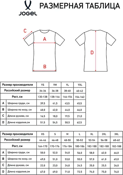 Изображение товара Футболка спортивная Jogel Division PerFormDRY Training Poly T-shirt (белый 00, XL)