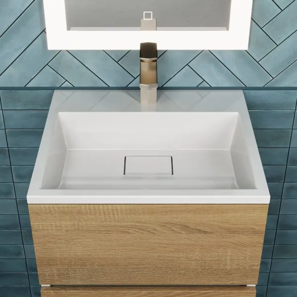 Изображение товара Умывальник Uperwood Barsa 50 (белый глянцевый)