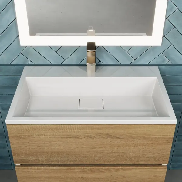 Изображение товара Умывальник Uperwood Barsa 70 (белый глянцевый)
