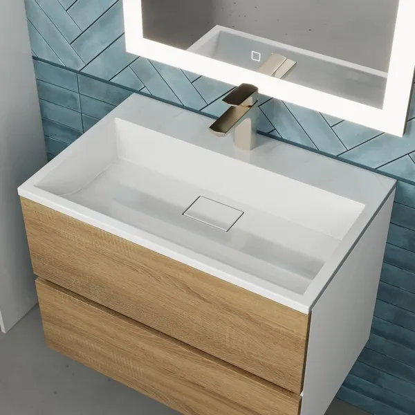 Изображение товара Умывальник Uperwood Barsa 70 (белый глянцевый)