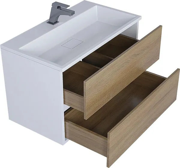 Изображение товара Умывальник Uperwood Barsa 80 (белый глянцевый)