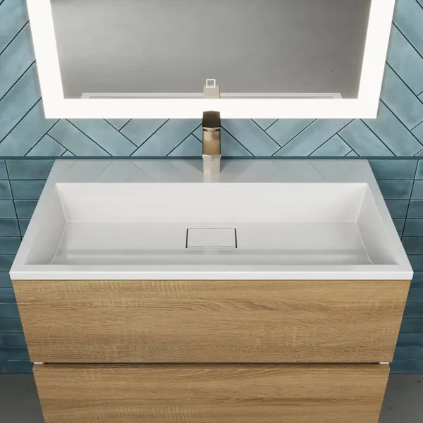 Изображение товара Умывальник Uperwood Barsa 80 (белый глянцевый)