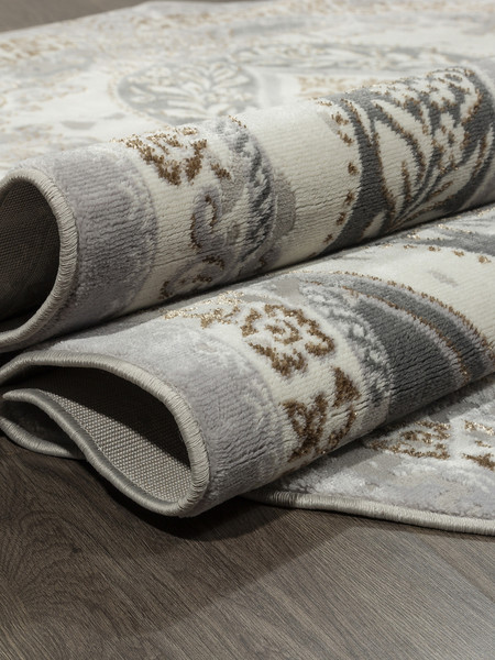 Изображение товара Ковер Merinos Palermo F290-OVAL-GRAY-GREEN (2.4x3.4)