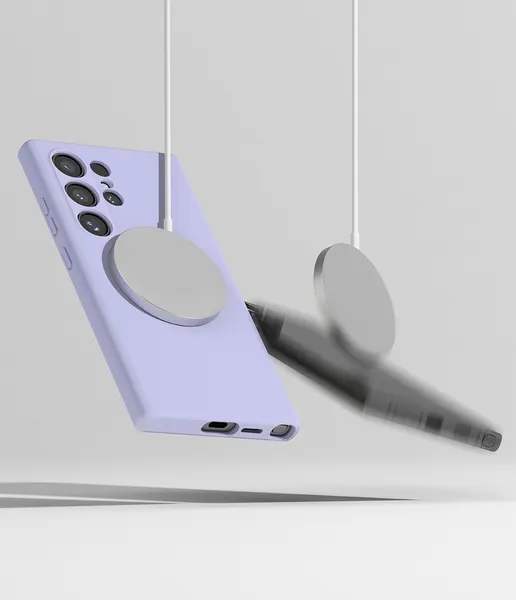 Изображение товара Чехол-накладка Ringke Silicone Magnetic для Galaxy S24 Ultra  (Lavender)