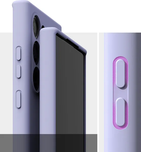 Изображение товара Чехол-накладка Ringke Silicone Magnetic для Galaxy S24 Ultra  (Lavender)