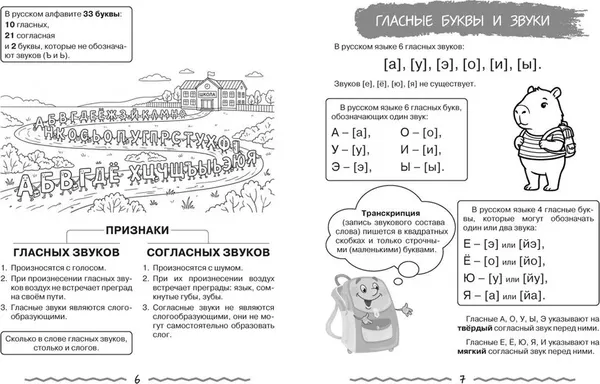 Изображение товара Учебное пособие КоЛибри Русский язык для начальной школы в таблицах и комиксах (9785389319905)